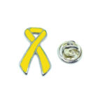 Yellow Ribbon Pin Badge