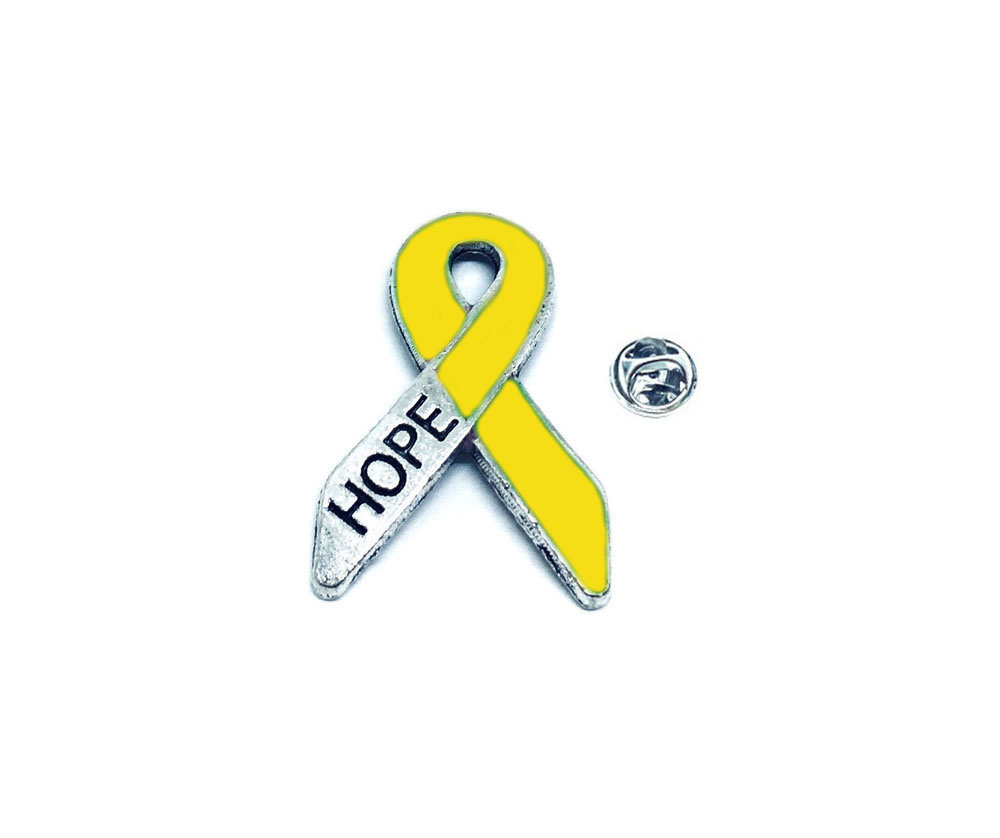Yellow Ribbon Hope Pin