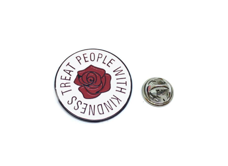 Treat People With Kindness Enamel Pin