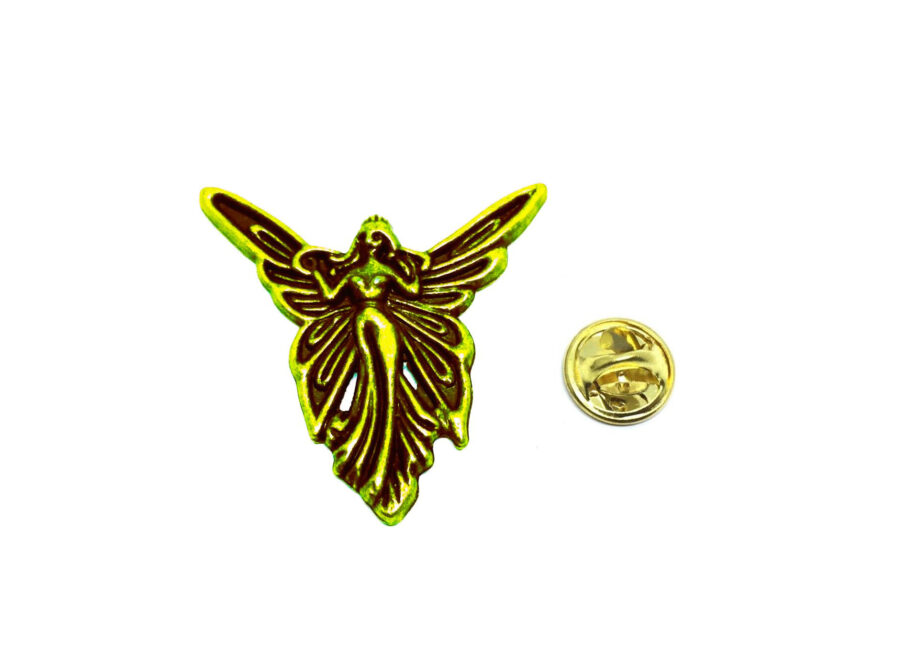 Gold Guardian Angel Lapel Pin