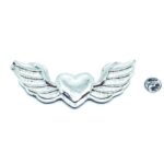 Angel Wings Lapel Pin