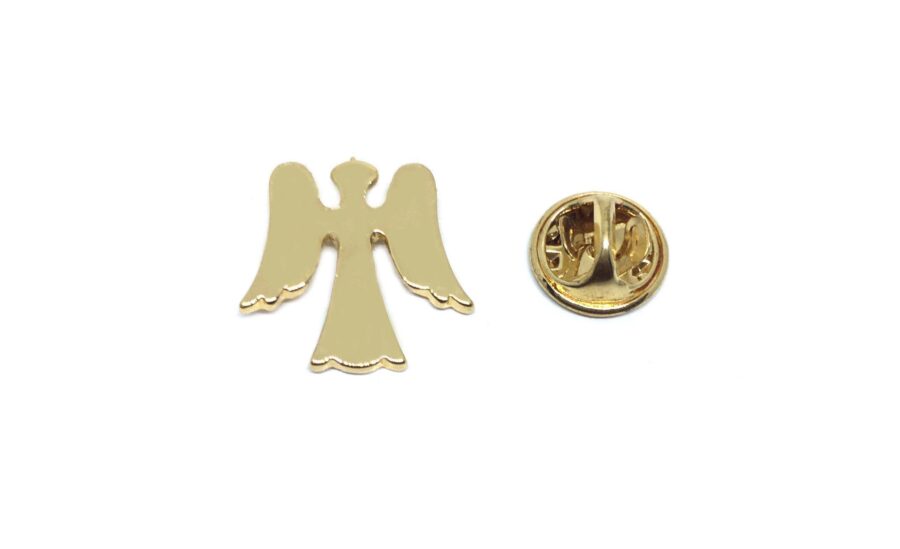 Gold Angel Wing Lapel Pin