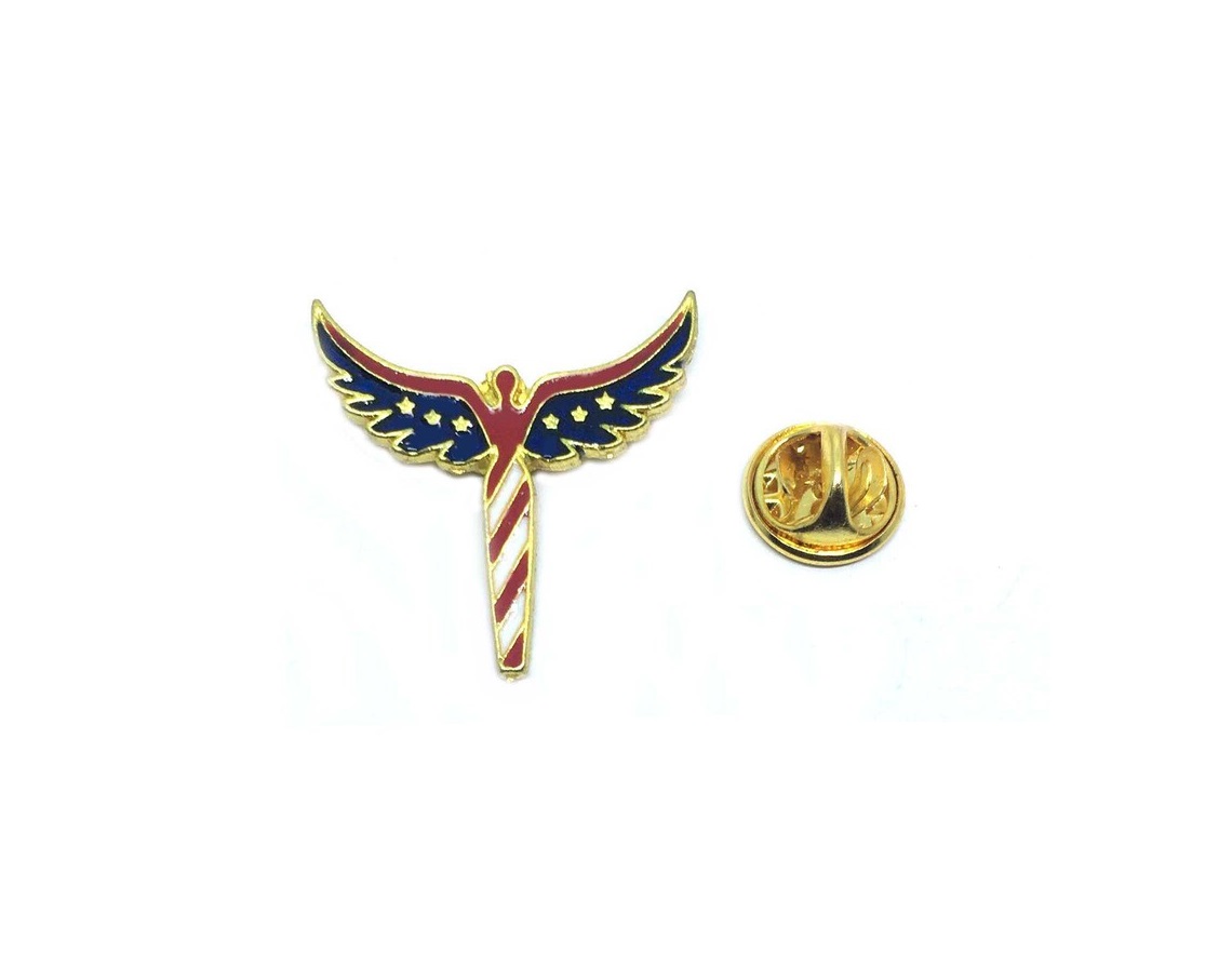 The USA Angel Wing Pin