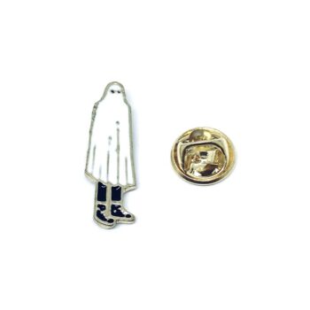 Bedsheet Ghost Horror Enamel Pin