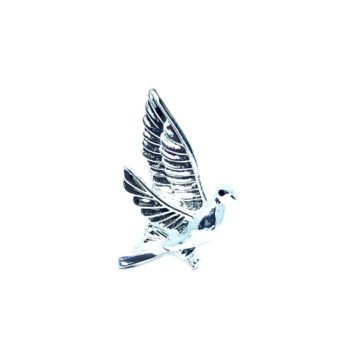 Pewter Dove Brooch