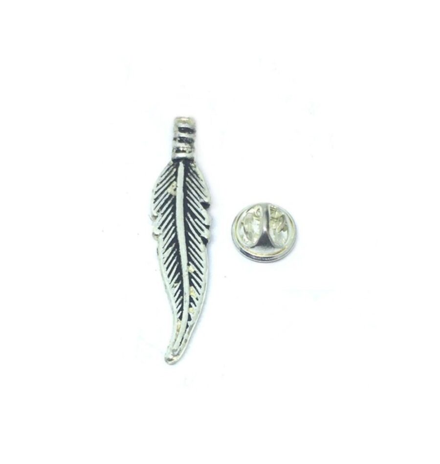 Pewter Feather Pin