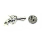 Pewter Gun Pin