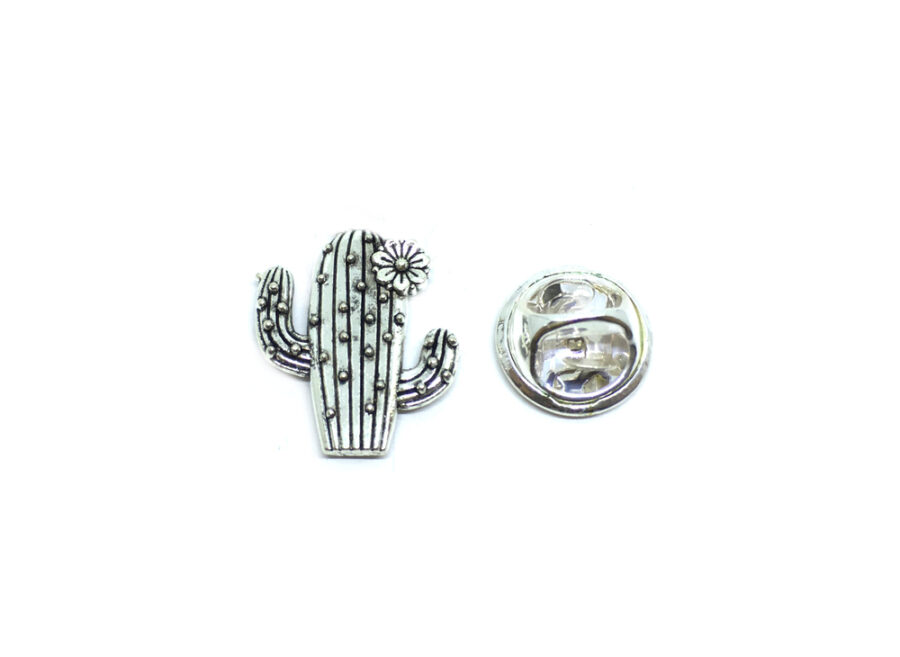 Pewter Cactus Pin