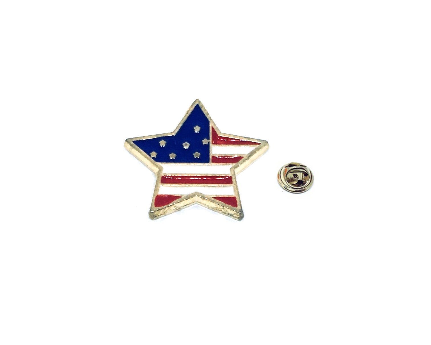 Patriotic Star Pin