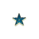 Blue Gold Star Pin