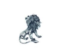 Lion Brooch For Suit