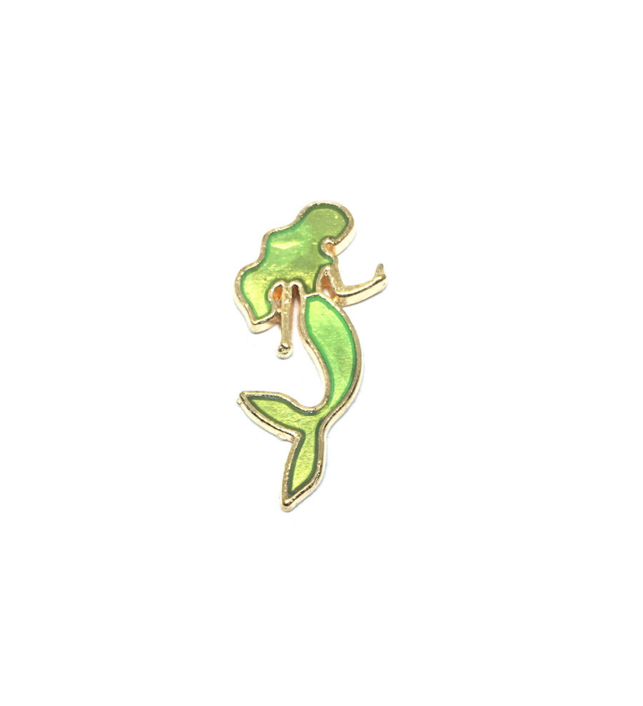 Green Mermaid Pin