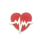 Valentine's Day Heart beat Pin