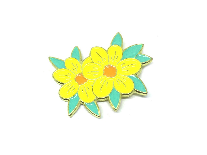 Jonquil Flower Pin