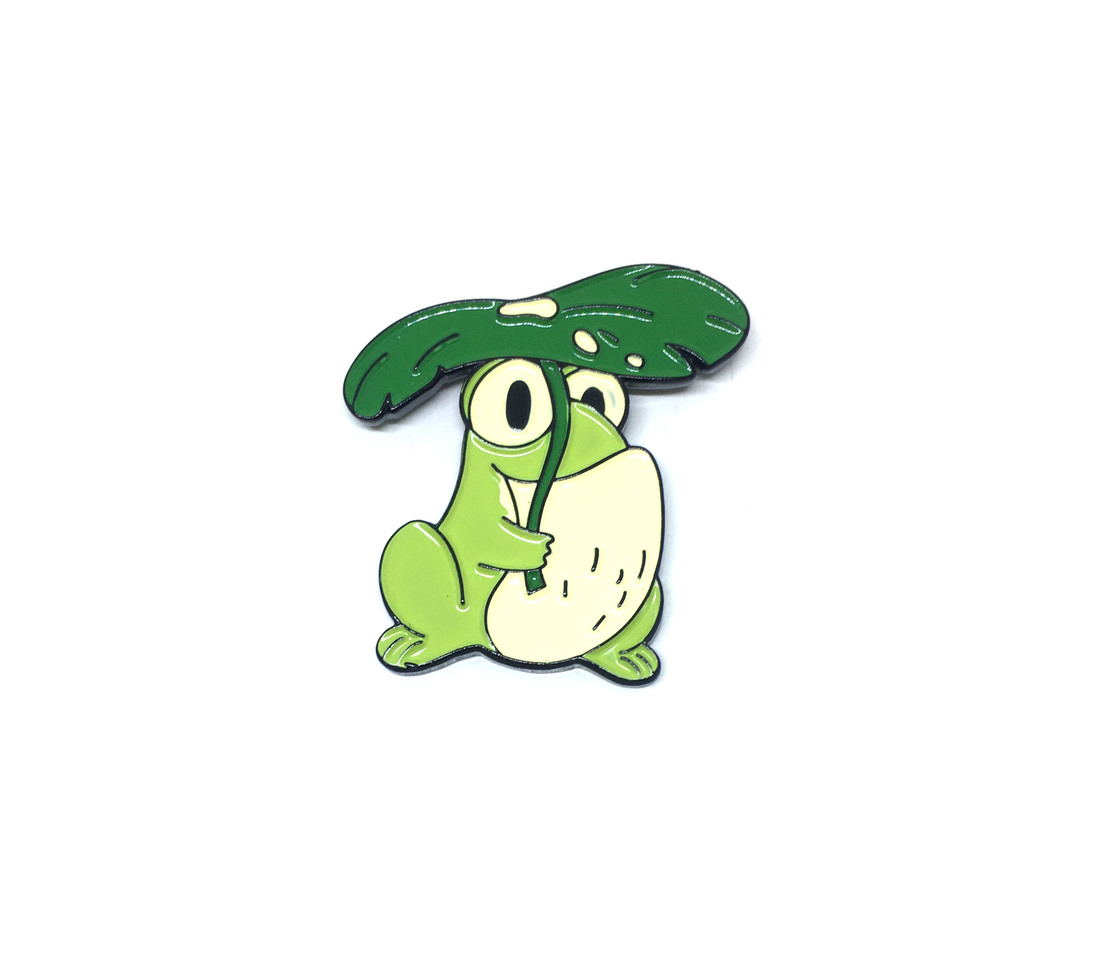 Cartoon Frog Pin