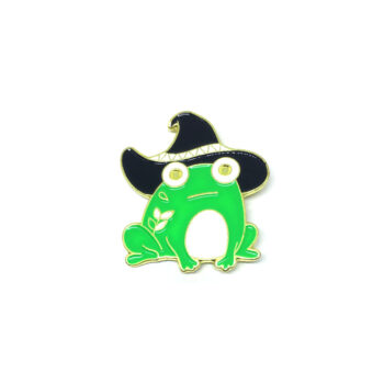 Cartoon Frog Lapel Pin