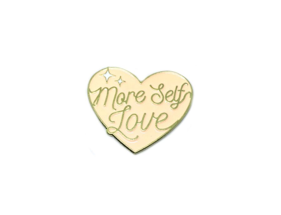 More Self Love Heart Pin
