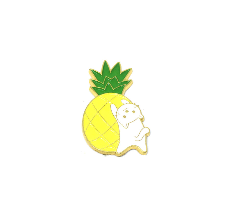Cat Pineapple Pin