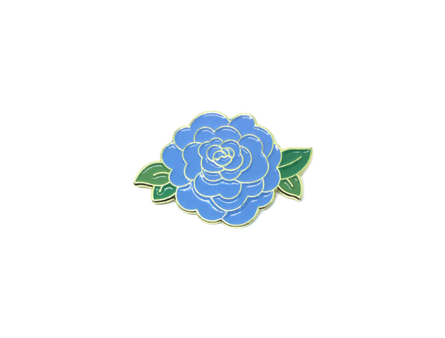 Blue Rose Pin
