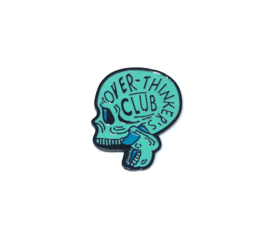 Overthinkers Club Pin