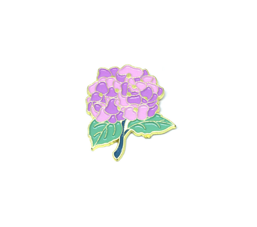 Lily Violet Flower Pin