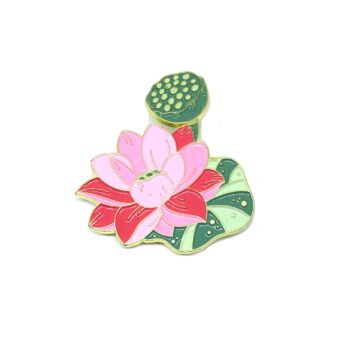 Lotus Flower Enamel Pins