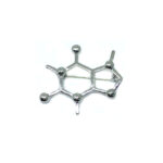 Caffeine Molecule Chemistry Science Pin