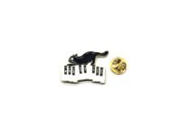 Piano Cat Pin