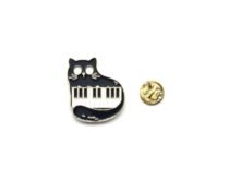 Cat Piano Music Pin