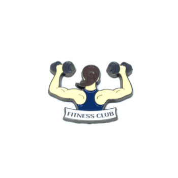 Fitness Club Enamel Pin