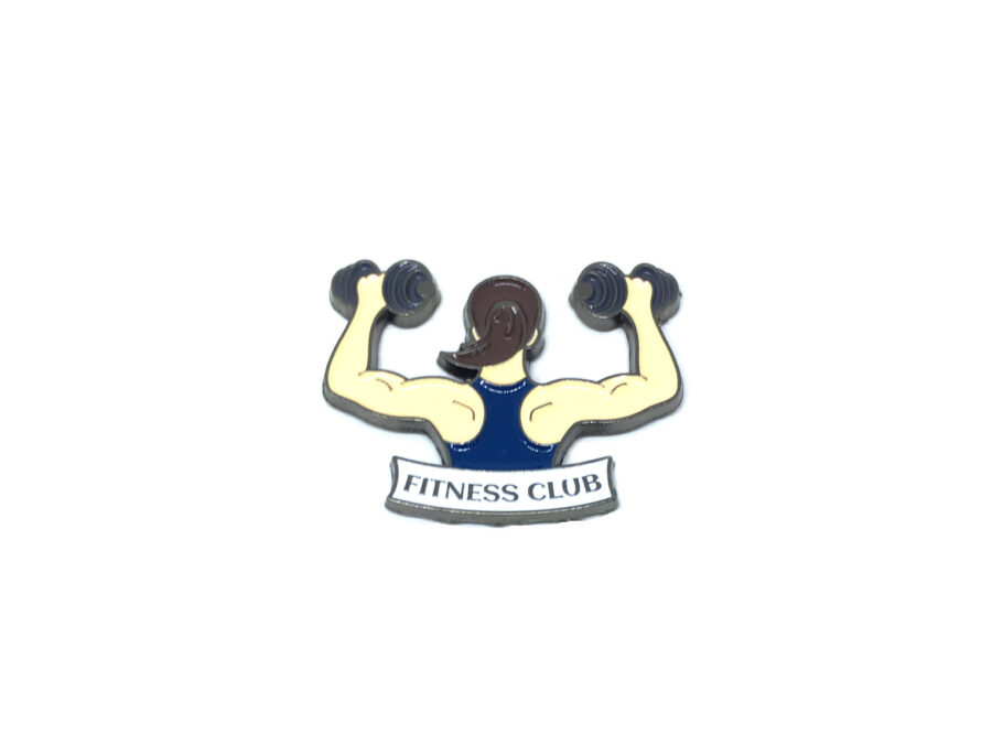 Fitness Club Enamel Pin