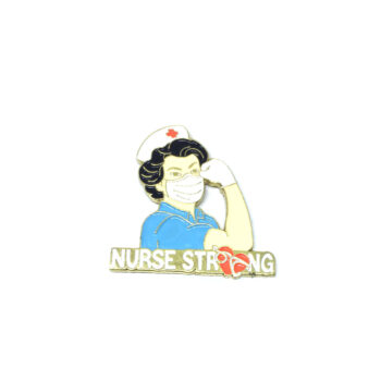 Nurse Strong Enamel Pin