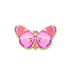 Pink Purple Butterfly Enamel Pin