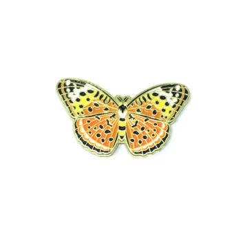 Indian Fritillary Butterfly Enamel Pin