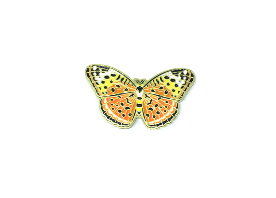 Indian Fritillary Butterfly Enamel Pin