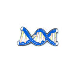 DNA Enamel Pin