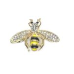 Crystal Honey Bee Pin