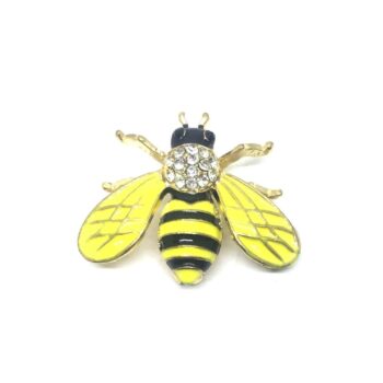 Honey Bee Yellow Enamel Pin