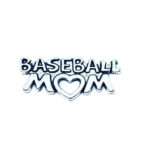 Pewter Baseball Mom Pin