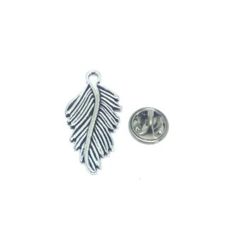 Pewter Feather Pin Badge