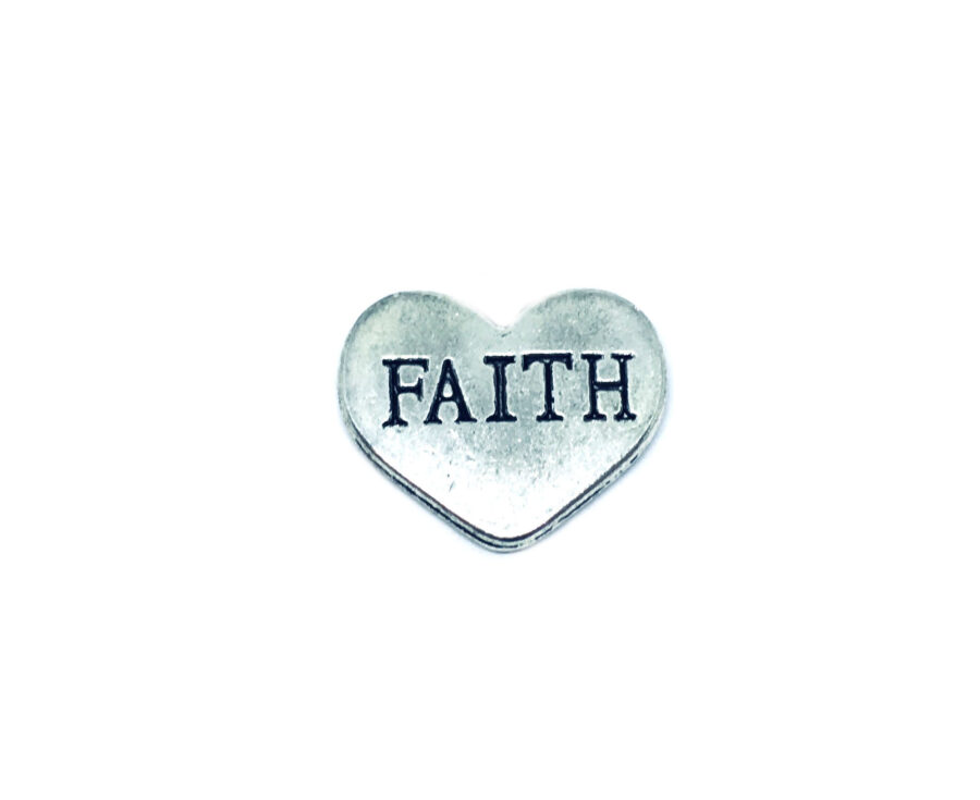 Pewter Faith Pin