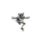 Pewter Vintage Frog Pin