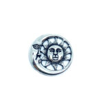 Pewter Sun Moon Pin