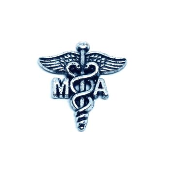Pewter MA Medical Pin