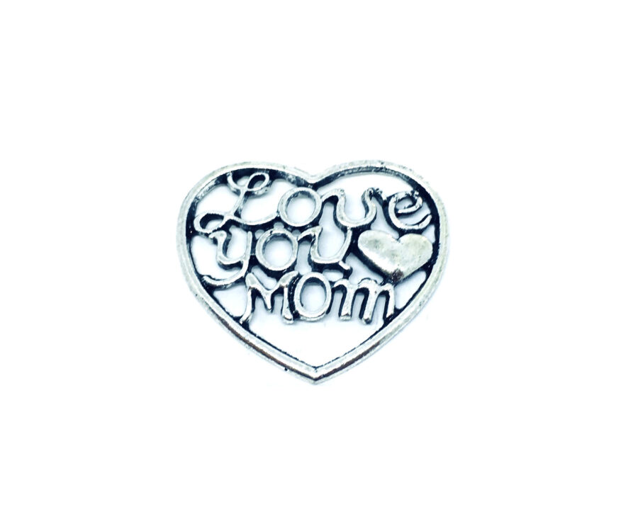 Pewter "Love Your Mom" Pin
