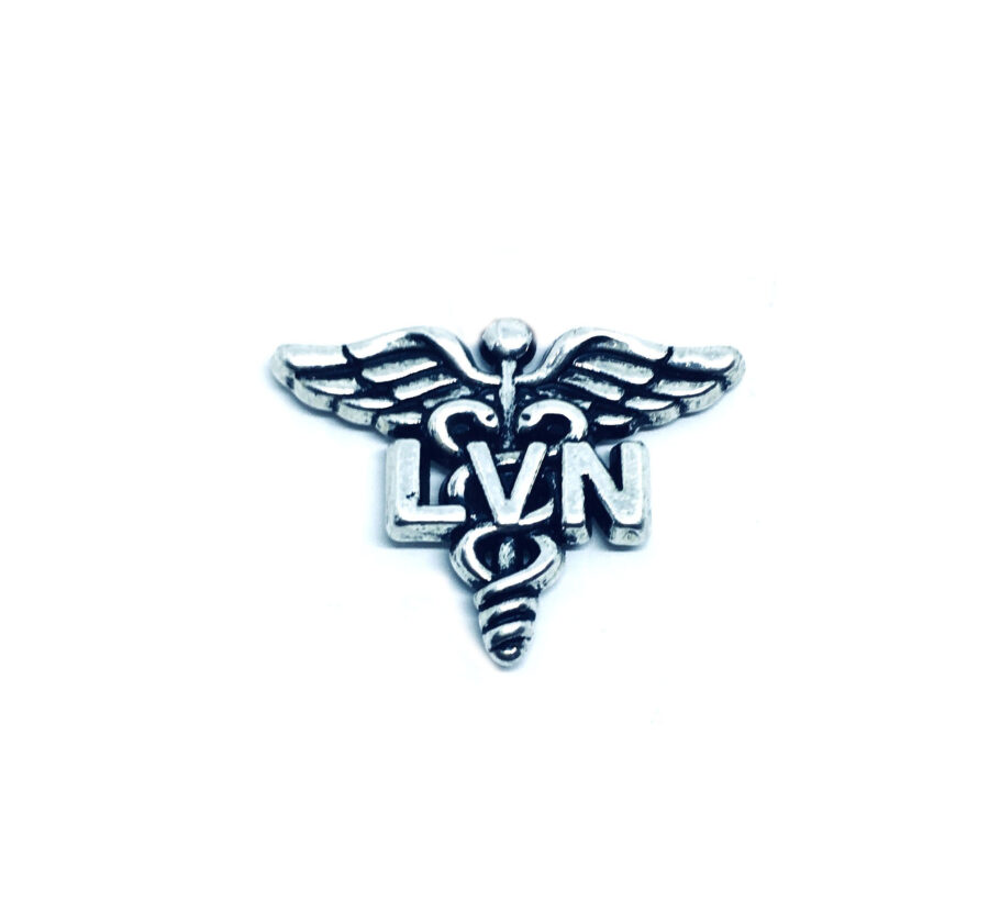Pewter LVN Medical Pin