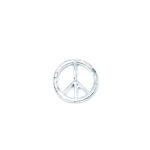 Pewter Peace Sign Pin