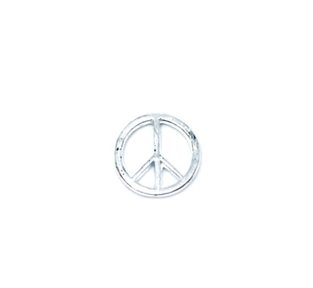 Pewter Peace Sign Pin