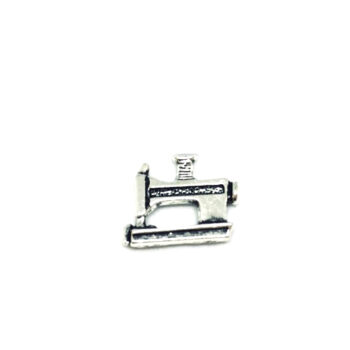 Pewter Vintage Sewing Machine Pin