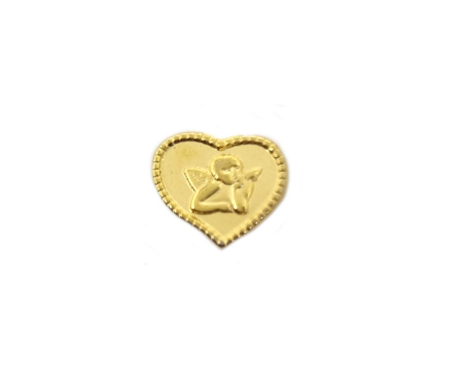 Love Heart Cherub Pin